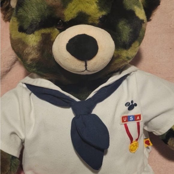 Build-A-Bear Camo Sailor Bear - Picture 13 of 16